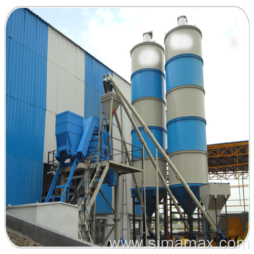 Export to Kenya HZS90 Stationary Concrete Batching Plant